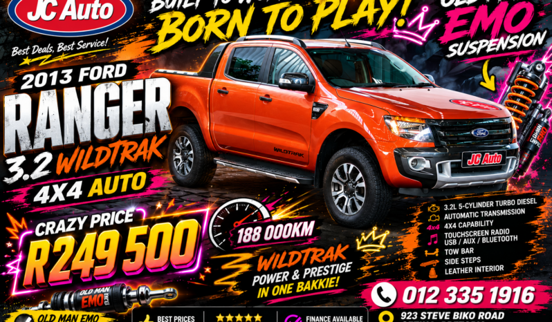 2013  FORD RANGER 3.2TDCI DOUBLE CAB 4X4 WILDTRAK AUTO